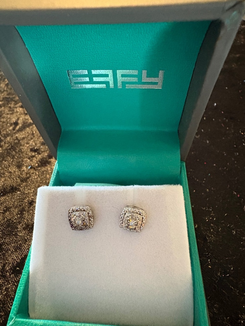 Effy Sterling and CZ Earrings